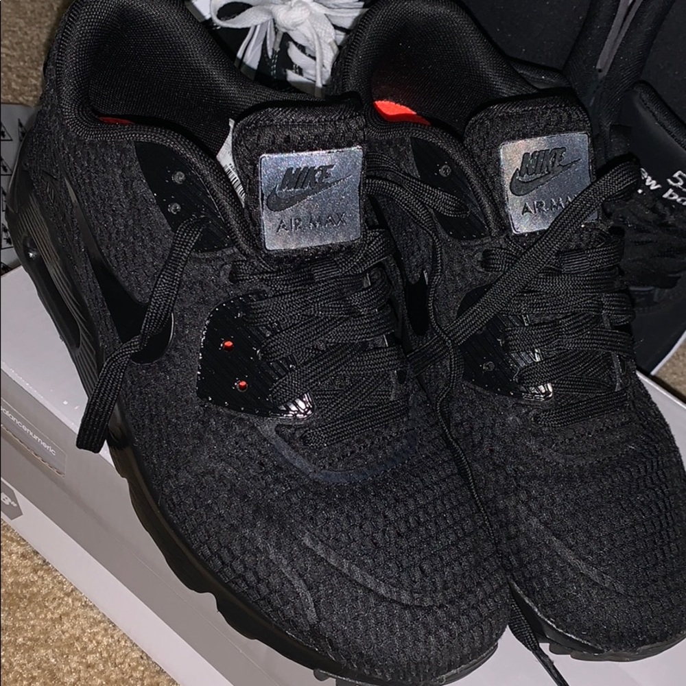 MENS AIR MAX BLACK/ORANGE